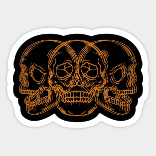 skull lovers Sticker